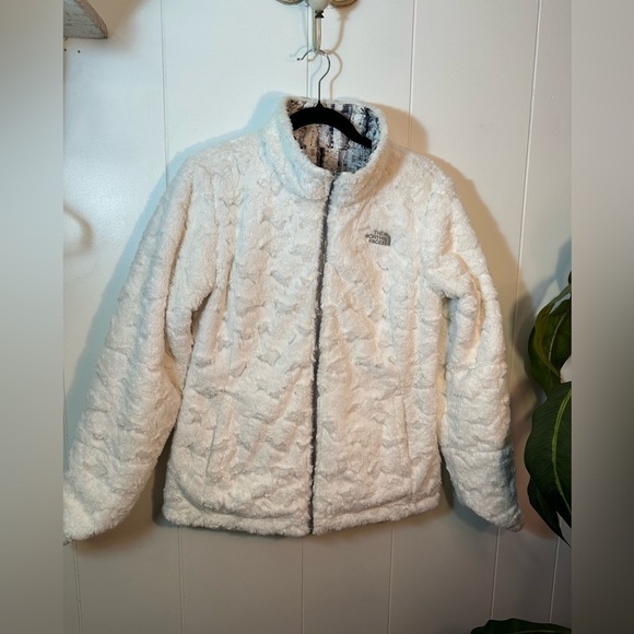 The North Face Reversible Lulea White Tree Bark Jacket Women’s Size Small - Picture 9 of 16